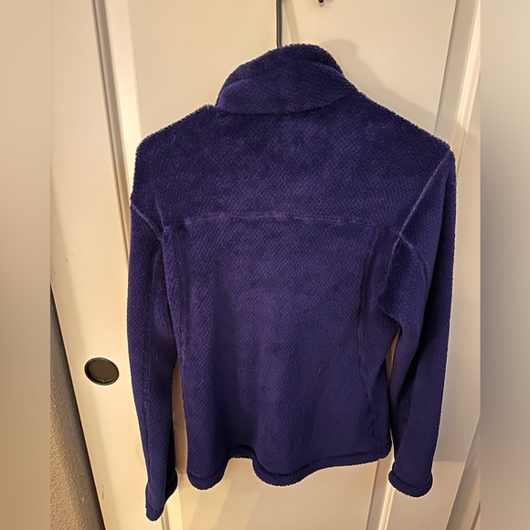 Patagonia Women's Purple Fleece Zip-Up Size M - Picture 2 of 4